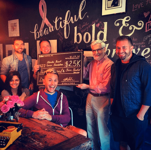 helium creative donates to the florida breast cancer foundation