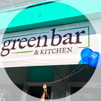 March Balloon Challenge - Green Bar & Kitchen - Helium Creative